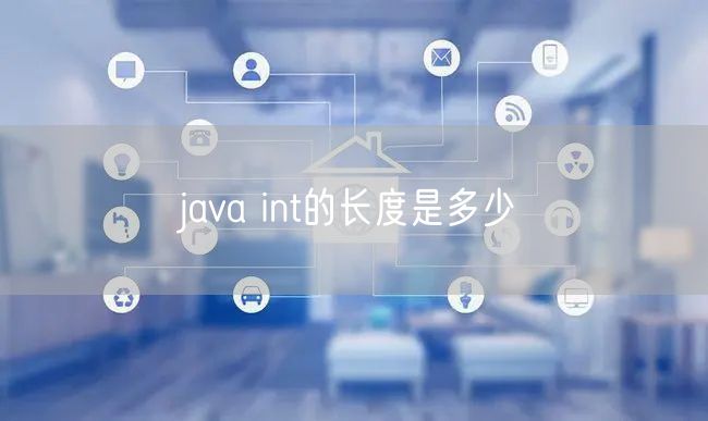 java int的长度是多少