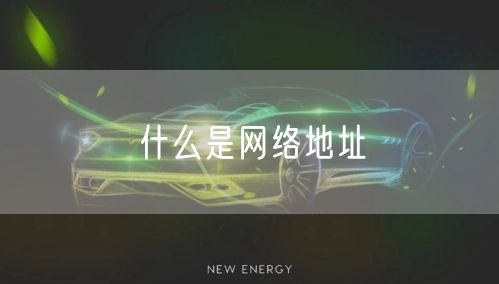 什么是网络地址