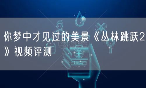 你梦中才见过的美景《丛林跳跃2》视频评测