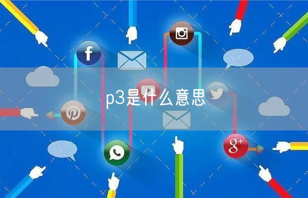p3是什么意思