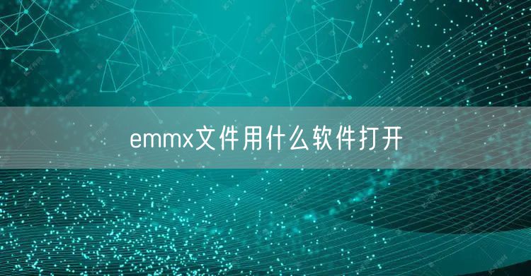 emmx文件用什么软件打开