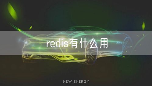 redis有什么用