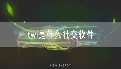 twi是什么社交软件