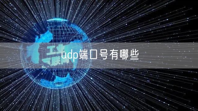 udp端口号有哪些