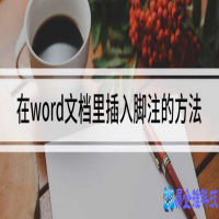 怎么插入脚注，Word插入脚注的方法