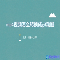 mp4怎么转gif，mp4转gif步骤【图文详解】