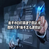 新手小白打算建个网站,该如何入手?新手怎么建网站?