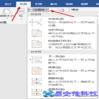 分隔符怎么插入，Word分隔符使用方法