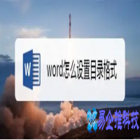 目录格式怎么设置，目录格式设置教程