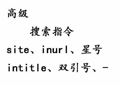 作为一名SEO人员都必须要掌握的一些搜索引擎（指令）技巧！