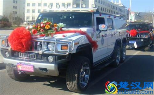  悍马多少钱一辆？做婚车简直太帅了