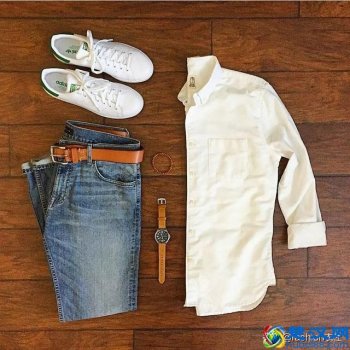  男士西服衬衫搭配什么裤子好看吗（男士西服衬衫搭配牛仔裤好看吗）