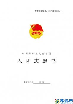  入团志愿书怎么写怎么写(入团志愿书格式样本)
