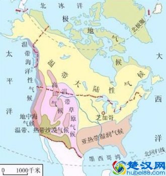  美国气候怎么样（美国气候类型分布图）