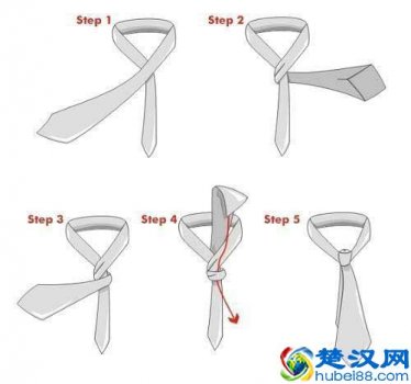 领带打法图解(七种常见的领带的打法图解)