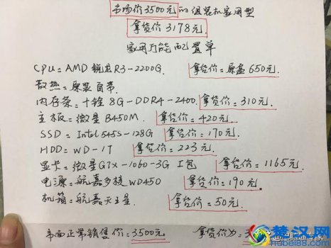  台式电脑什么配置好以及价格（2018台式电脑配置清单）