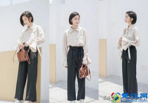  黑色短袖配什么阔腿（这样穿出来才更有气质）