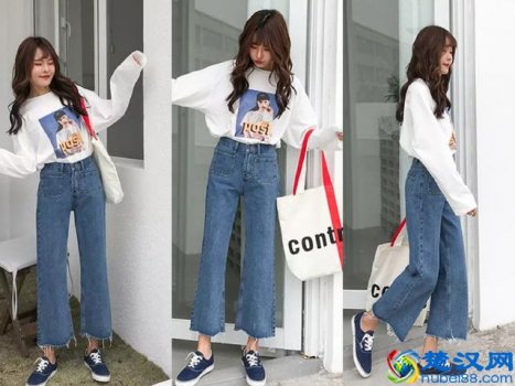  阔腿牛仔裤配什么上衣（牛仔阔腿裤穿搭技巧）