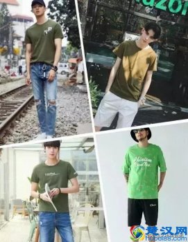  男生绿色t恤配什么裤子（男生绿色T恤怎么搭配好看）