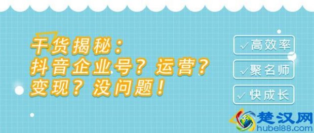 干货揭秘：抖音企业号？运营？变现？没问题