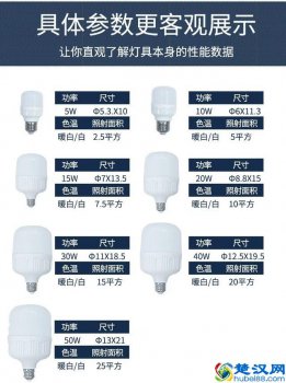  led灯泡功率计算公式，led灯一般多少W！