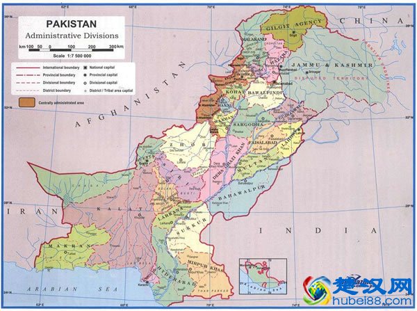 巴基斯坦人口2021-2022总人数与国土多少