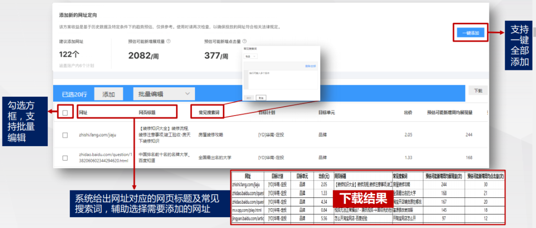 百度竞价账户的定向类中建议卡片有啥用?添词卡片能提供哪些帮助?